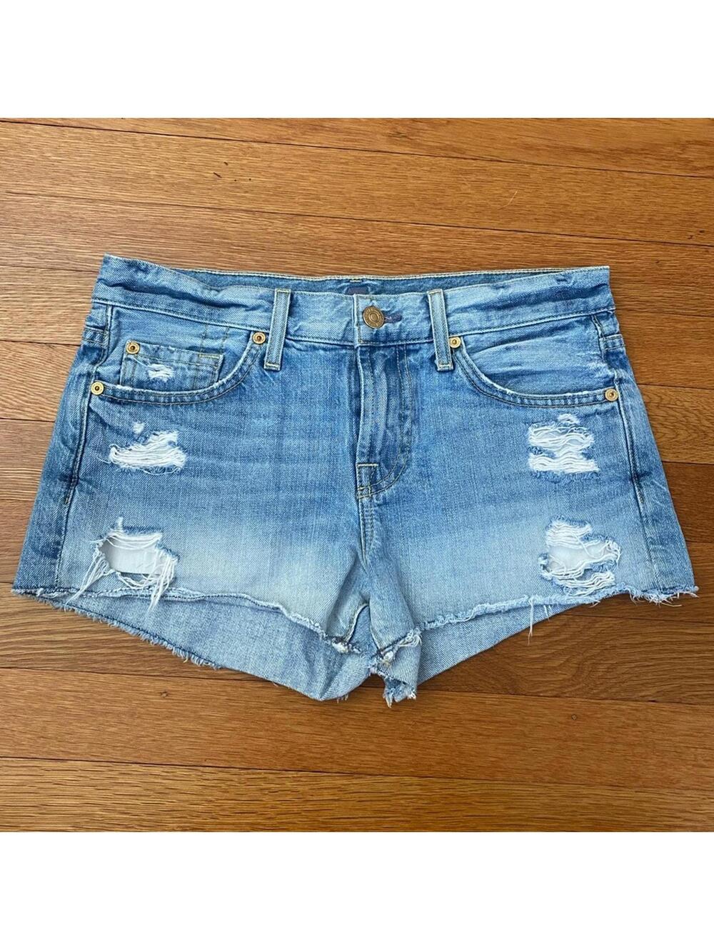 Vintage 7 For All Mankind Cutoff denim Shorts 25
